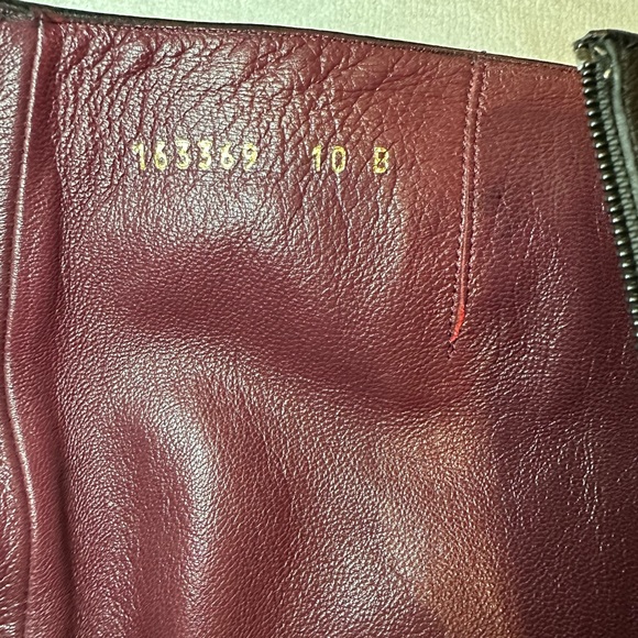 GUCCI women’s tall black knee high leather boots zipper pointed toe style SZ 10 - Picture 12 of 16